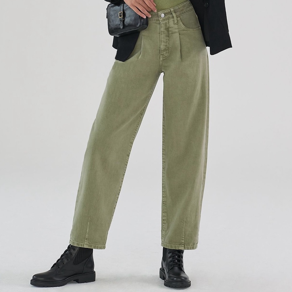 Pilcro The Breaker Relaxed Jeans in Olive